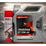 Petrol Ofisi Maxima Xt 10W-40 4Litre Motor Yağı Apı Sl/Cf Acea A3/B4 Ve Smx Susuz Motor Temizlemespreyi
