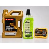 Petrol Ofisi Maxima Xt 5W-30 4 Litre + Oto Şampuan 1000 Ml + Yıkama Süngeri