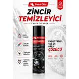 Petrol Ofisi Zincir Temizleyici Sprey 500 ml Motosiklet ve Bisiklet O-Ring X-Ring Z-Ring Uyumlu - 1 - 0 - Siyah