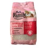 Pets Family Hızlı Topaklanan Doğal Bentonit Parfümsüz Ince Taneli Premium Kedi Kumu 5 L
