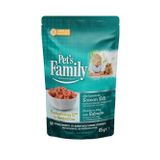 Pets Family Kedi Ödül Maması, Jöleli, 85 gr x 24 Paket (85, Somonlu - Kısır)