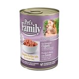 Pets Family Konserve Kedi Maması 400 gr x 12 Kutu (Ciğerli - Yetişkin)
