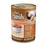 Pets Family Konserve Kedi Maması 400 gr x 12 Kutu (Dana - Yetişkin)