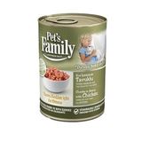 Pets Family Konserve Kedi Maması 400 gr x 12 Kutu (Tavuklu - Yavru)