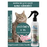 Pets Fav Kedi Kumu ve Tuvaleti Koku Giderici Doğal Japon Kirazı Çiçeği Spreyi