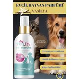 Pets Fav Vanilya Kokulu Evcil Hayvan Parfümü – Kedi & Köpek İçin Tüy Bakım Spreyi 150 ML