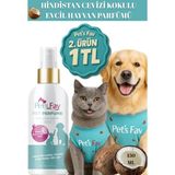 Pet's Fav Vanilya Kokulu Evcil Hayvan Parfümü – Kedi & Köpek Için Tüy Bakımı 150 ml