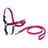 PetSafe Easy Walk yemek takımı, çekmez köpek koşum takımı, boğulmayı ve öksürmeyi azaltır, 1,8 m ipli, M beden, pembe