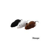 Petscape Kurmalı Fare Kedi Oyuncağı Peluş (Karışık Renk)
