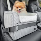 Petsfit Küçük Köpekler Için Araba Koltuğu, 8 kg A Kadar, Peluş Yastıklı, Güvenli, Katlanabilir - Tek Ebat