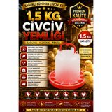 Petshop 1,5 KG Civciv Yemliği – Plastik Otomatik Yemlik | Tavuk, Piliç, Bıldırcın ve Kümes Hayvanları İçin ( Renk Değişkenlik Gösterebilir )