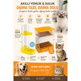 Petshop Akıllı Kuş Yemliği ve Suluk Seti – Otomatik Kafes Yemlik Su Kabı – Muhabbet Kuşu, Kanarya ve Papağan Uyumlu