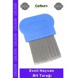 #Petshop Profesyonel Tasarım Metal Dişli Saç Derisi Dostu Kaymaz Saplı Hijyenik Sağlıklı Bit Tarağı