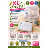 Petshop XL Kuş Kafes Tülü Büyük Boy Kafes Koruyucu Tül Yem ve Tüy Saçılmasını Önleyici