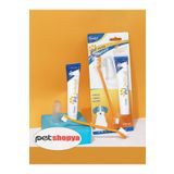 Petshopya Kedi Köpek Diş Fırçası Ve Diş Macunu Seti Yenilebilir Diş Macunu Dental Kit Ağız Ve Diş Sağlık Seti