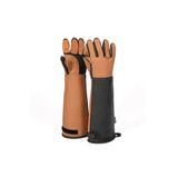 Petsuit Silinebilir Kedi Tutma Yakalama Eldiveni - 55 CM - Diş Geçmez - %100 Deri 3 Katmanlı