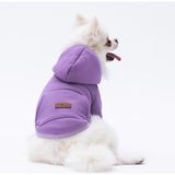 Pettrend Lila Kanguru Cepli Kedi-Köpek Hoodie- Sweatshirt Kedi Köpek Kıyafeti - L