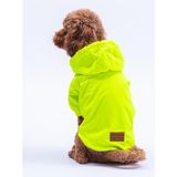 Pettrend Neon Sarı Mont Köpek Mont Köpek Kıyafeti Köpek Yağmurluğu(Küçük ve Büyük Irklar İçin)