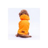 Pettrend Neon Turuncu Mont Köpek Mont Köpek Kıyafeti Köpek Yağmurluğu(Küçük ve Büyük Irklar İçin)