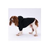Pettrend Siyah Mont Köpek Mont Köpek Kıyafeti Köpek Yağmurluğu(KÜÇÜK-BÜYÜK IRKLAR)