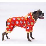 Pettrend Turuncu Animals Büyük Köpek Mont Büyük Irk Yağmurluk Köpek Kıyafeti - 4XL