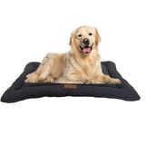 PETTY COMFORT-Köpek Yatağı minderi-Orta ırk köpek yatağı minderi-Büyük ırk köpek yatağı Minderi-Çift taraflı-Yıkanabilir-Elyaf dolgulu-Yerli üretim (Pembe/Gri, Medium)