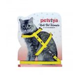 Petviya Kedi Göğüs (Bel) Tasması - Sarı
