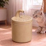 Petyco Seramik Otomatik Kedi Su Pınarı 1.5l - Bej