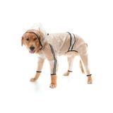 Petza Büyük Irk Paçalı Şeffaf Köpek Yağmurluk - Rinda, 5XL