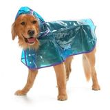 Petza Köpek Büyük Irk Yağmurluk Otso Şeffaf Mavi, 6XL