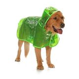 Petza Köpek Büyük Irk Yağmurluk Otso Şeffaf Yeşil, 4XL
