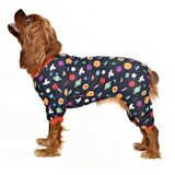 Petza Küçük ve Orta Irk Köpek Pijama Tulum - Vanya - Köpek Kıyafeti, M