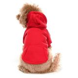 Petza Küçük ve Orta Irk Köpek Sweatshirt - Marmit Kırmızı - Köpek Kıyafeti, M