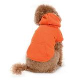 Petza Küçük ve Orta Irk Köpek Sweatshirt - Marmit Turuncu - Köpek Kıyafeti, L