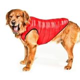 Petza Orta Ve Büyük Irk Çift Taraflı Köpek Mont - Moke Kırmızı & Mavi, 3XL