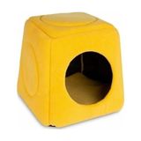 Petzen Bio Sand Biosand Yıkanabilir Üç Fonksiyonlu Kedi Yatağı Sarı 45 C