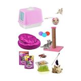 Petzen Bio Sand Kedi Başlangıç Seti 10 Parça - Siyah