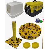 Petzen Biosand BS-SET26 Kedi Başlangıç Seti 7'li Sarı