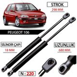 Peugeot 106 Yeni Model Ön Kaput Amortisörü Sag Sol Takim 792506 500019392