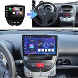 Peugeot 107 Android Multimedya Sistemi 4-64 For-X (2007-2013) Ön Kayıt Kamera Hediyeli - Siyah