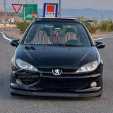 Peugeot 206 206+ 1998-2012 Uyumlu Üniversal Astra H Lip Esnek Ön Lip 2 Parça Tampon Altı Dil Karlık Ön Ek