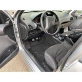 Peugeot 206 3D Siyah Havuzlu Paspas 2007 ve Sonrası