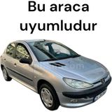Peugeot 206 Hb 2000-2010 Bagaj Rafı Pandizot - Siyah