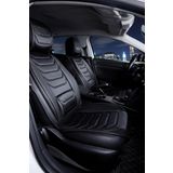 Peugeot 206 Lüx Deri Oto Koltuk Kılıfı Ön Arka Takım Set Eagle TAM SİYAH
