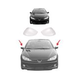 Peugeot 206 Uyumlu 1998 Ve Üzeri Krom Ayna Kapağı 2 Parça Paslanmaz Çelik
