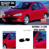 Peugeot 206 Yarasa Ayna Kapağı Batman Ayna 1998-2012 Arası Parlak