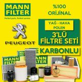 Peugeot 207 1.4 benzinli Mann Filtre Bakım Seti