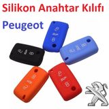 Peugeot 207 307 308 Silikon Anahtar Kılıfı Peugeot Uyumlu Kumanda Kabı 220836483