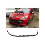 Peugeot 207 Cupra R Uyumlu Ön Lip Mat Siyah Ön Tampon Lip (Sts Oto Aksesuar) (01)