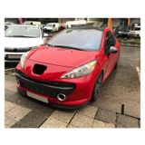Peugeot 207 Uyumlu Ön Tampon Eki Cupra Lip Mat Siyah Body Kit